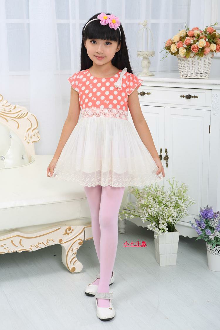 Mùa xuân và mùa hè cô gái quần dài ống quần trẻ em xà cạp vớ lụa mỏng phần bé nhảy trắng với tất chân vớ thu đông cao cấp 