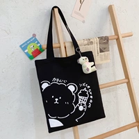 Черная подвеска, с медвежатами, плюшевая