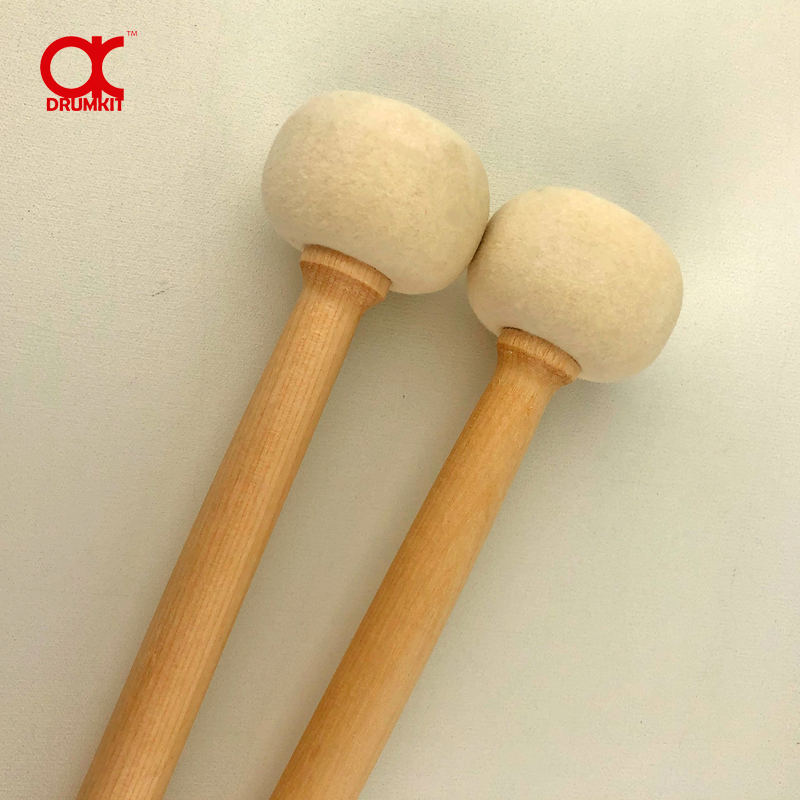 Symphony Orchestra Hard head drum hammer Drum set Super soft felt hammer drumstick Soft head cotton hammer Marching maple drumstick