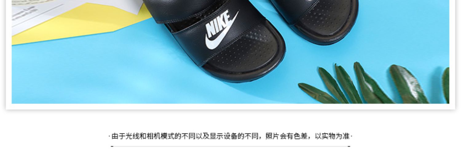 Dép và dép nữ NIKE Nike mùa hè 2019 mới đôi quai dép thể thao giản dị đi biển 819717-010 - Dép thể thao dép yz