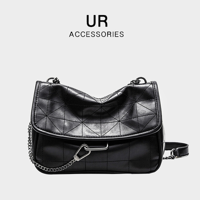 【UR大牌】大容量女欧美链条单肩斜挎包