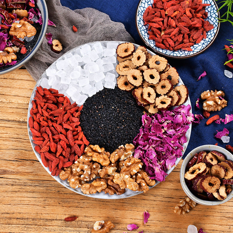 500g Ejiao cake accessories package Handmade Ejiao solid yuan paste material Boiled Ejiao cake ingredients package Raw materials