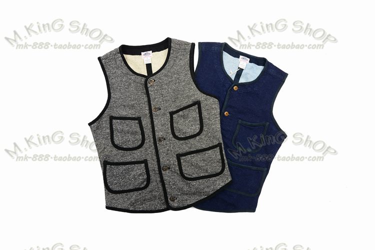 Quần vest cổ điển nam giới NONSTOCK bốn túi vest nâu "> <input type=