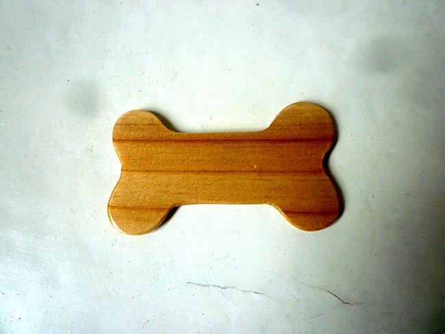 (Muqifangfang)Ordinary dog bone shape wood cross stitch wool silk winding board