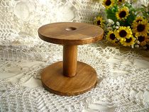 (Muchfang) Large log inlaid dyed old thread spool