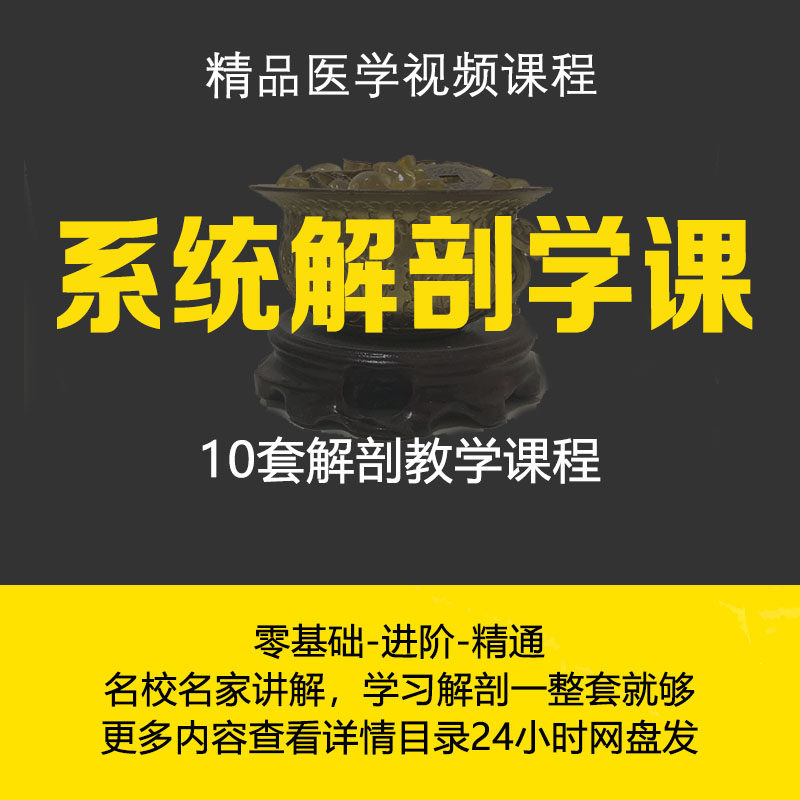 Human Systems Anatomy Film Self-study Basic Courses Internet Teaching 10 Courses