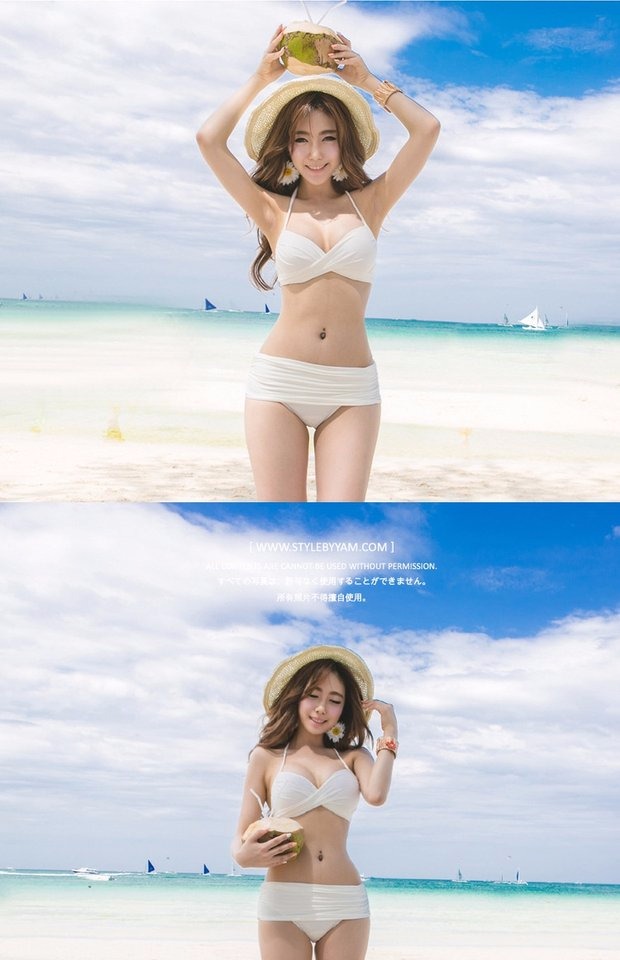 Áo tắm bikini của phụ nữ áo ba lỗ ren che bụng thon gọn ngực nhỏ gợi cảm tụ tập áo tắm mùa xuân nóng bỏng bảo thủ đồ tắm biển nữ cao cấp