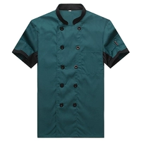 Зеленый черный воротник