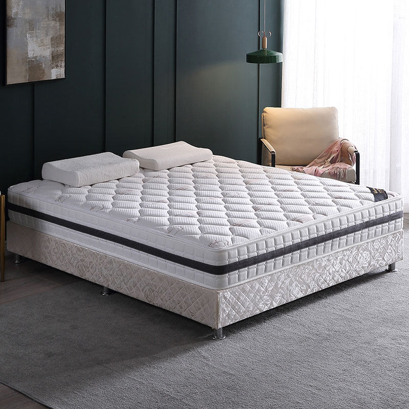 Thailand latex mattress 1 8 meters Simmons spring coconut palm pad thickened bedroom double mattress soft and hard dual-use