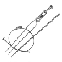 opgw optical cable pre-twisted tension-resistant fittings ADSS optical cable tension-resistant clamp 24-core corner tension-resistant string optical cable clamp