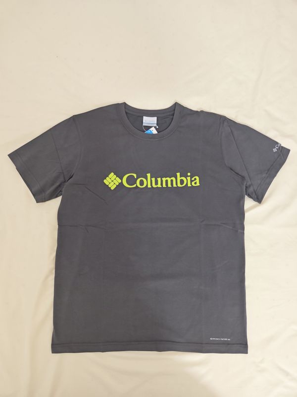 Special Offer in Stock Columbia Outdoor Men's Breathable Quick-Drying Round Neck Short-Sleeved T-Shirt Ae1415