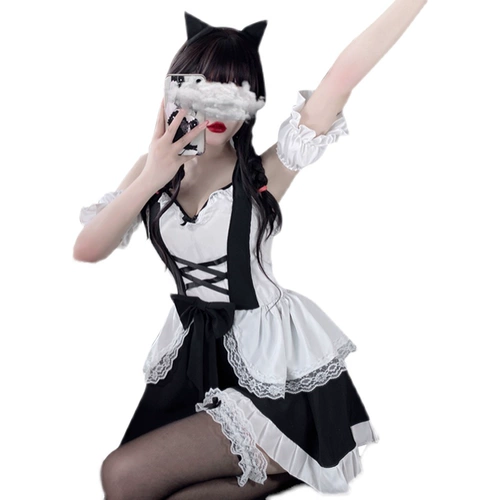 Комплект, сексуальная милая униформа, косплей, стиль Лолита