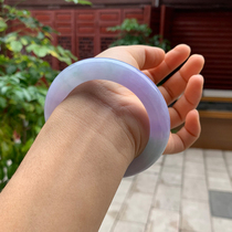 Universal Myanmar jade emerald bracelet new spring with colorful purple floating bracelet Purple Mothers Round Bracelet a stock