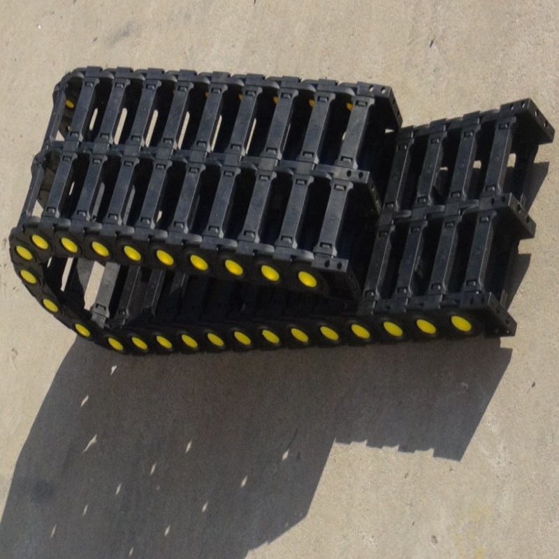 High quality engineering plastic drag chain TEZ35 series Nylon drag chain Thread fully enclosed plastic drag chain tank chain