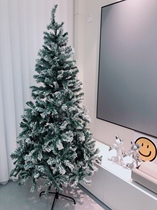 Christmas tree flocked christmas tree 1 8m fallen snow christmas tree bare tree