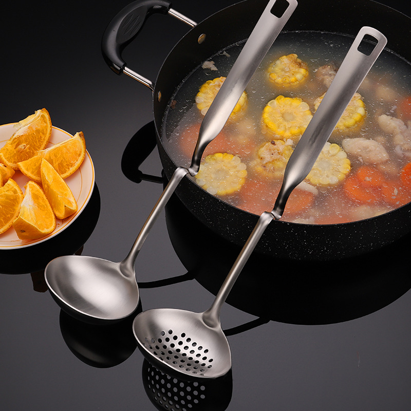 304 stainless steel thickened wall spoon hot pot spoon hot pot spoon spoon porridge spoon broth