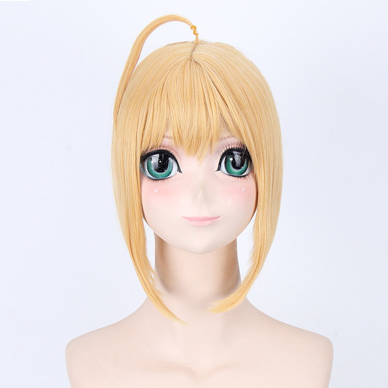 Save The Queen Fate Zero Saber Cos Cosplay Fake Hair Wig Artoria