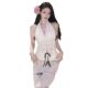 2025 New High-End Halter Vest Backless Skirt Swimsuit Suit Women's Sweet Seaside Vacation Swimsuit