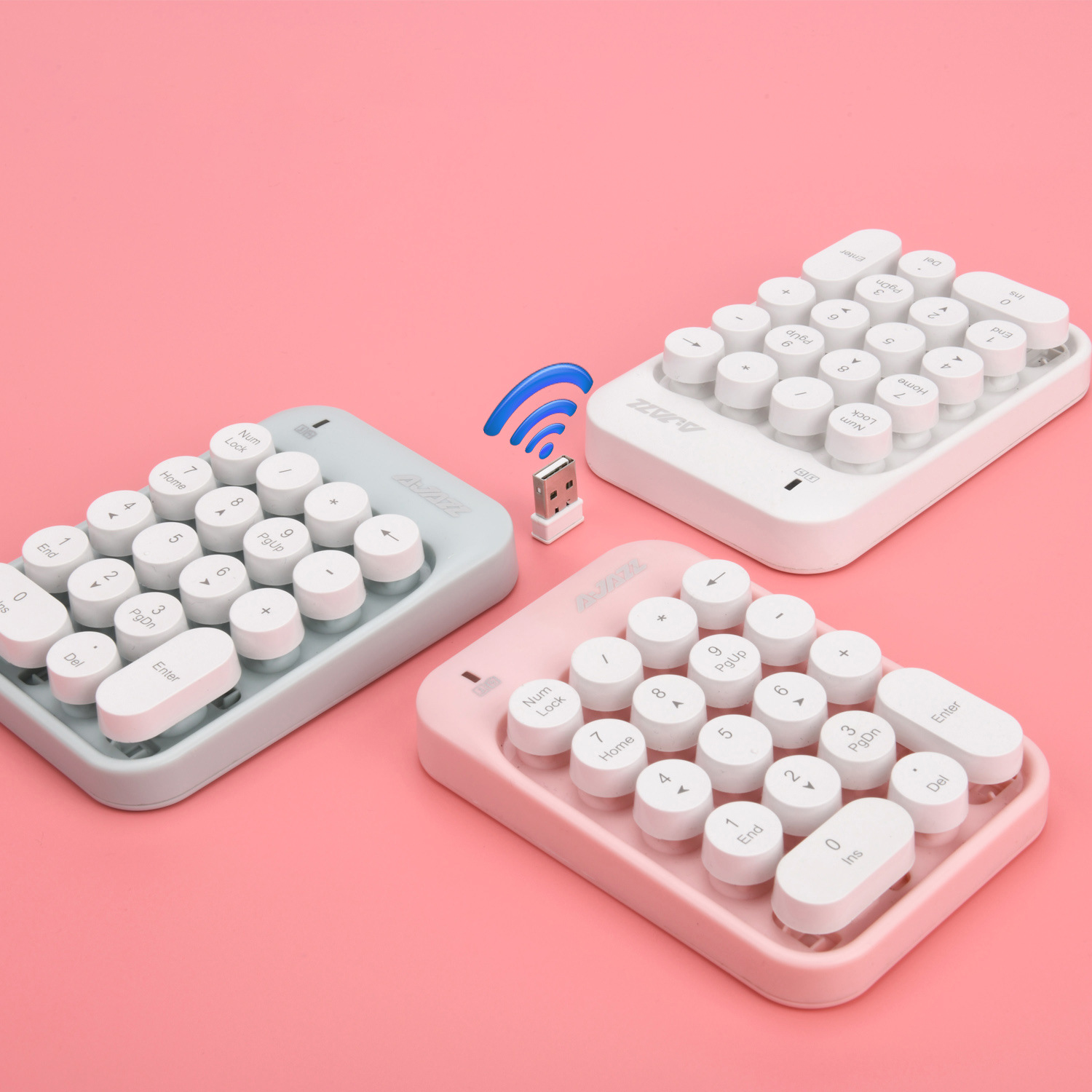 Explore Wireless Digital Keyboard Chocolate Keyboard PBT Keyboard Financial Mini Wireless Keyboard Small Keyboard