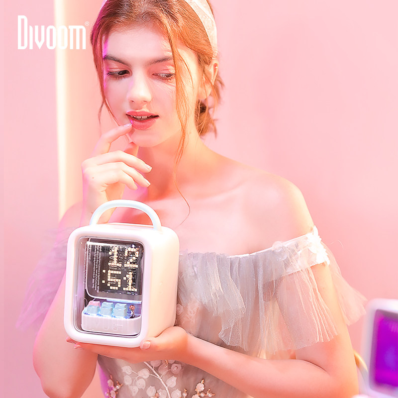 Divoom DITOO dot Bluetooth pixel speaker wireless retro girl mini portable creative small audio