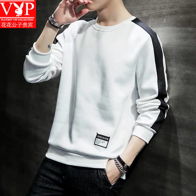 VIP autumn new sweater men's long-sleeved T-shirt top Korean version of the youth T-shirt tide