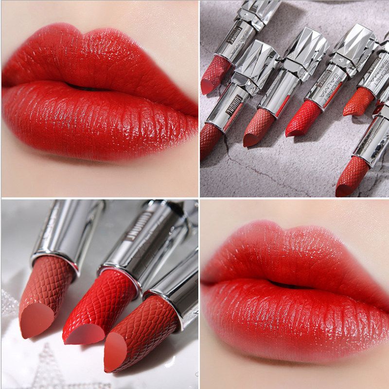 Net red Yanjiu lipstick girl student model ox blood color moisturizing moisturizing non-marking lipstick parity niche gift orange