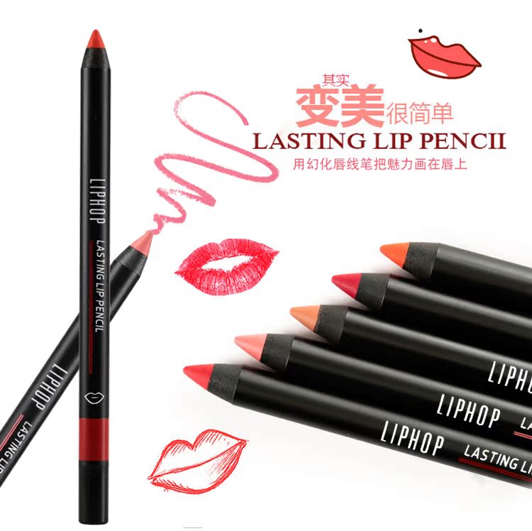 Novo matte lip lót không thấm nước bền giữ ẩm không đánh dấu son môi bút màu nude son môi bút môi bút chì 	son bút chì yves rocher	