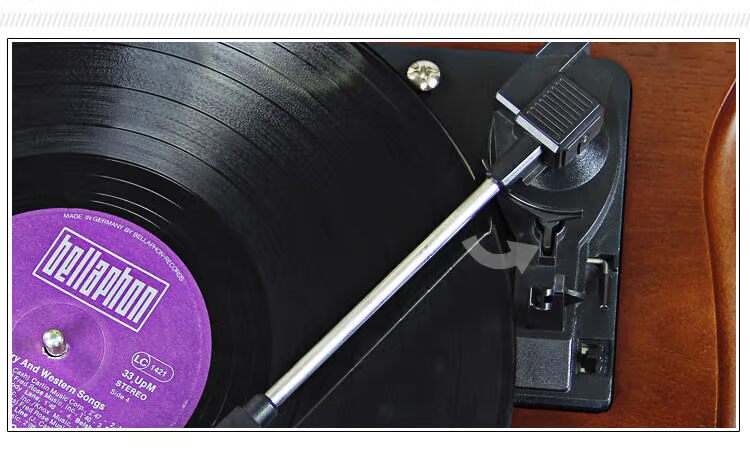 Máy ghi âm Tangdian cổ lớn sừng cổ vinyl ghi đĩa CD đài phát thanh retro đa chức năng - Máy hát 	giá máy nghe nhạc đĩa than	