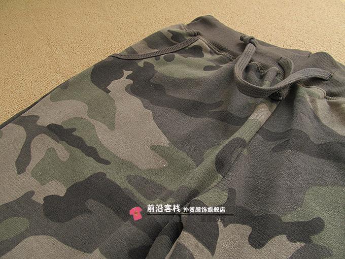 18 mùa xuân và mùa thu nam nữ đôi lứa ngụy trang thể thao quần tây cotton terry lỏng kích thước lớn chân harem quần quần âu