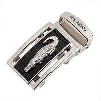 1 Черная кожа Серебряная пряжка