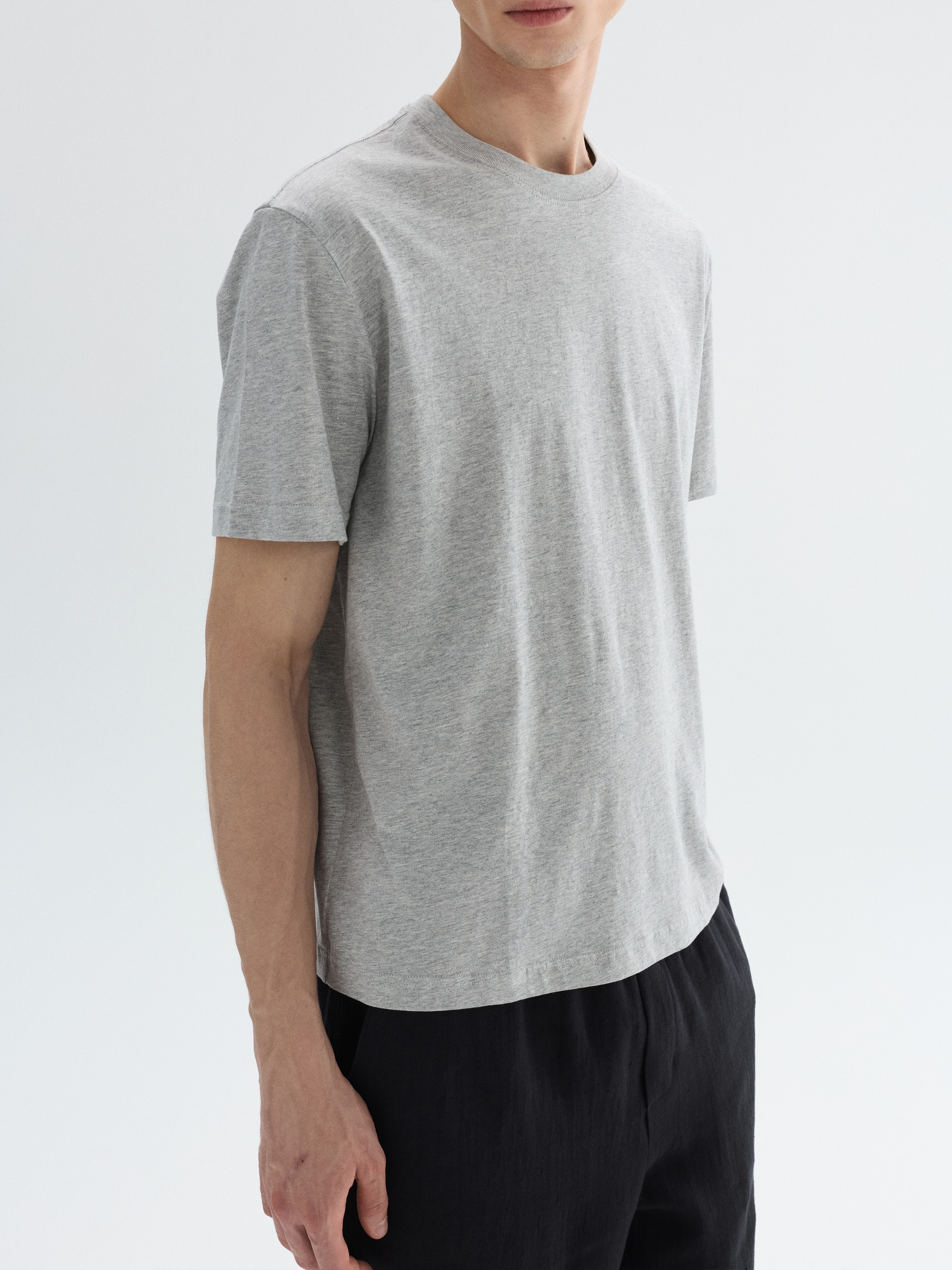 PURESQUARE Ultra-Soft Long-Staple Cotton Relaxed Tee