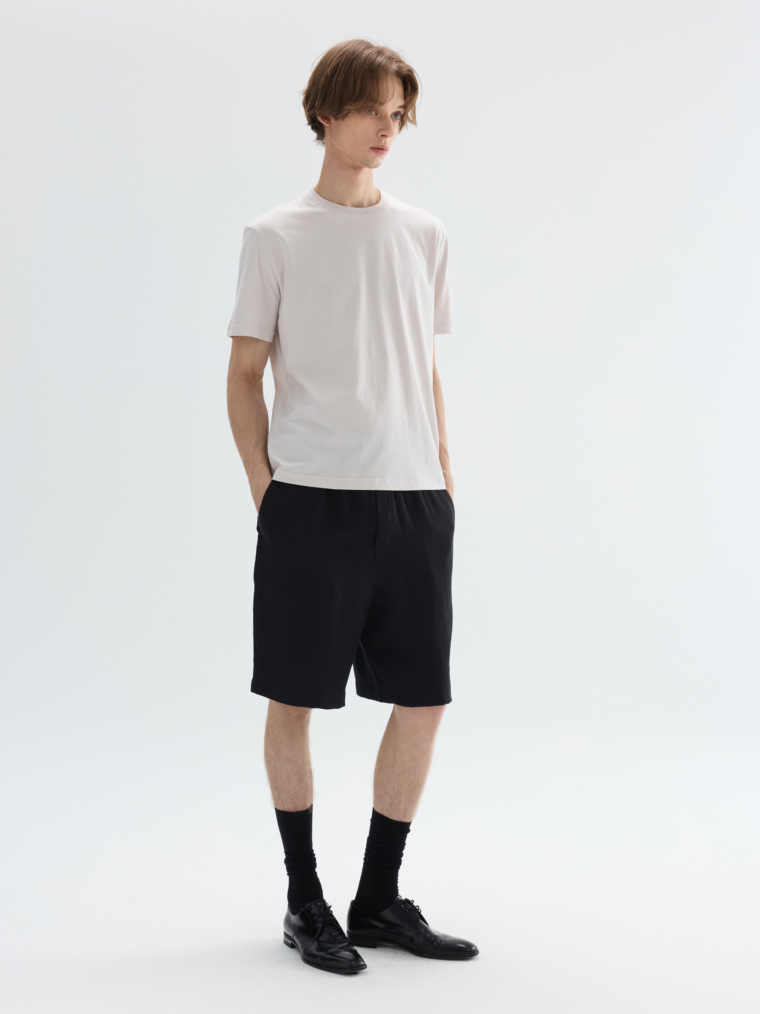 PURESQUARE Ultra-Soft Long-Staple Cotton Relaxed Tee