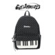 Uustudio niche original design piano key wavy point versatile light Yabi backpack large capacity student school bag trendy