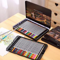 510 Right-hand water soluble colored pencil 36 48 72 color painted graffiti painted iron box fill color lead