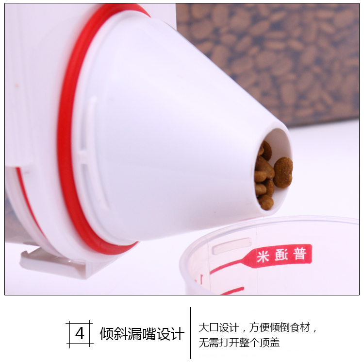 Pet thức ăn thức ăn cho mèo thức ăn cho chó thức ăn lưu trữ ngũ cốc thùng chống ẩm côn trùng bảo quản hộp lưu trữ hộp lưu trữ hộp kín - Cat / Dog hàng ngày Neccessities 	bát ăn cho chó lớn	