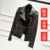 2018 mới Hained leather leather nữ ngắn Phiên bản Hàn Quốc áo khoác da cừu xe máy áo khoác da thủy triều đã mỏng và chống mùa áo khoác da bò Quần áo da