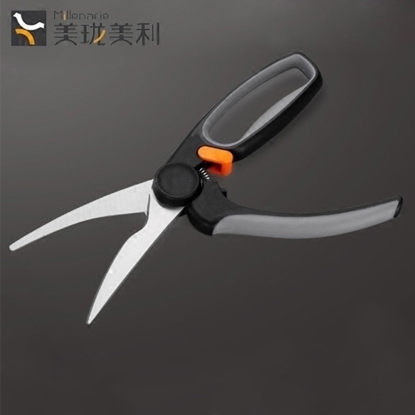 Meilong Meili Multifunctional Strong Chicken Bone Scissors Stainless Steel Kitchen Scissors Household Food Scissors Fish Bone Scissors