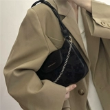 Летняя вместительная и большая универсальная сумка через плечо, черная сумка на одно плечо, сумка подмышку