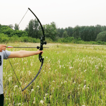 Bow and arrow straight bow arrow shooting fish bow composite bow shooting alloy bow outdoor Caimi Crocodile Entertainment fitness competition