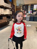 2022 girl sweaters sweater spring-autumn-thin-style undershirt children t-shirts womens cartoon printed loose baby blouses