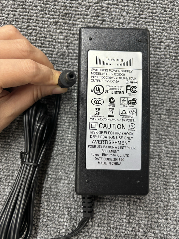 Original Fuyuang Fy1205000 12V5A 24V Power Adapter Transformer 5.5*2.5