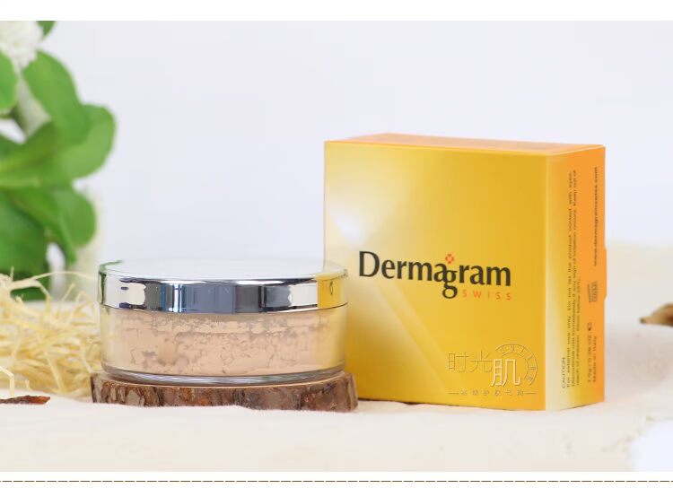 Swiss Dermagram chính hãng phấn khoáng thoáng khí 7.5g set dầu tẩy trang kiểm soát kem chống dị ứng che khuyết điểm - Quyền lực phấn phủ chống nắng