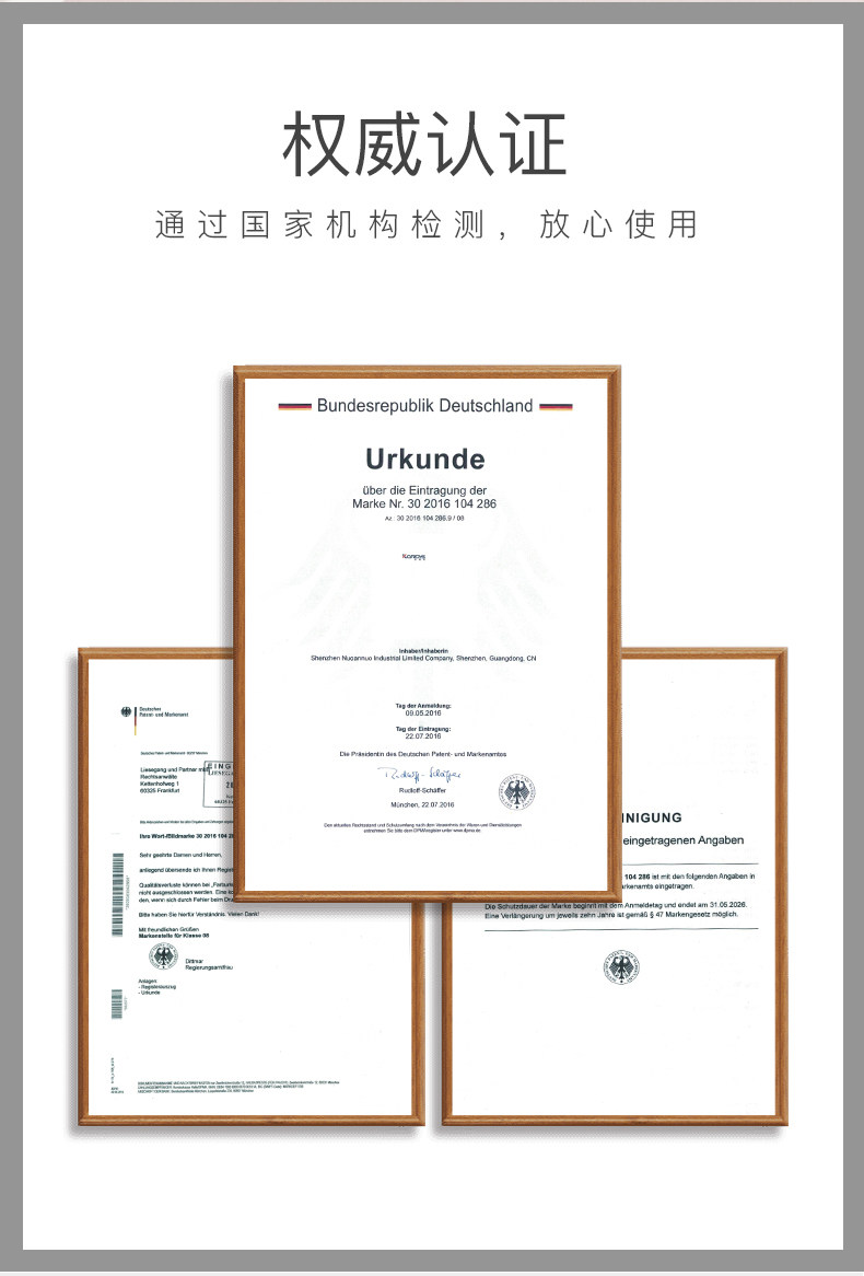 德国 科蒂斯 充电式声波电动牙刷 进口抑菌刷毛 IPX7级防水 图8