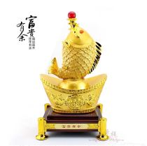 Handicraft Decorations (rich in abundance) Merchants Golden Dragon Fish Pendulum XS-8499 resin upscale