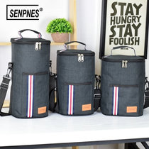 Increase the thickened multilayer lunch box bag 2 8 liters of insulated barrel bag poo When the og bag 45 layers lengthened insulation bag