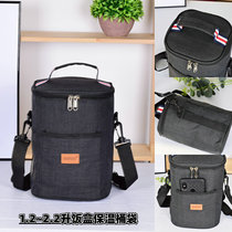 Round insulated bucket lunch box Thickened Aluminum Foil Waterproof with Dining Pocket Bowl Handbag Fashion Lunch Box Lunch Box Bag