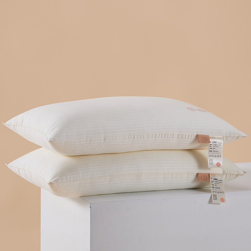 Minimalist A type pillow pillow core 5 star hotel dorm room Single whole head Home Adult Neck Pillow Single support