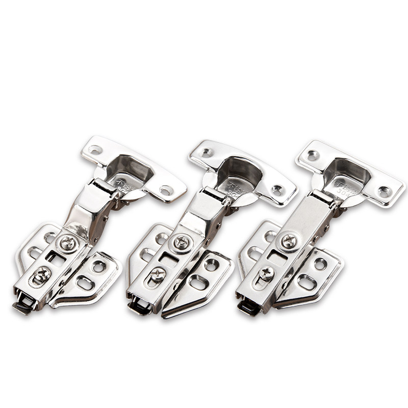 Hinge 304 stainless steel hinge buffer hydraulic damping aircraft spring hinge wardrobe whole closet cabinet door hardware full cover
