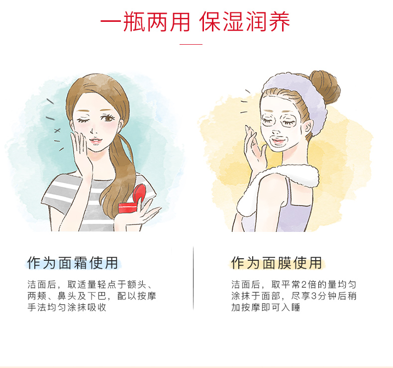 日本进口 资生堂 水之印5合1 保湿面霜 90g 图9