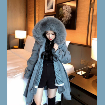 Small Subfox Fur Collar Overcome Female 2019 Winter Otter Rabbit Hair Liner Detachable Short and Grass Nick Suit